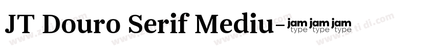 JT Douro Serif Mediu字体转换